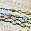 Gemmy necklace - Opal and aquamarine
