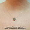 Essential Energy Gemstone Necklace: Iolite -Intuition